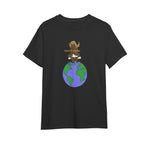 Ethereal Cherub Holding Logo Black T-Shirt